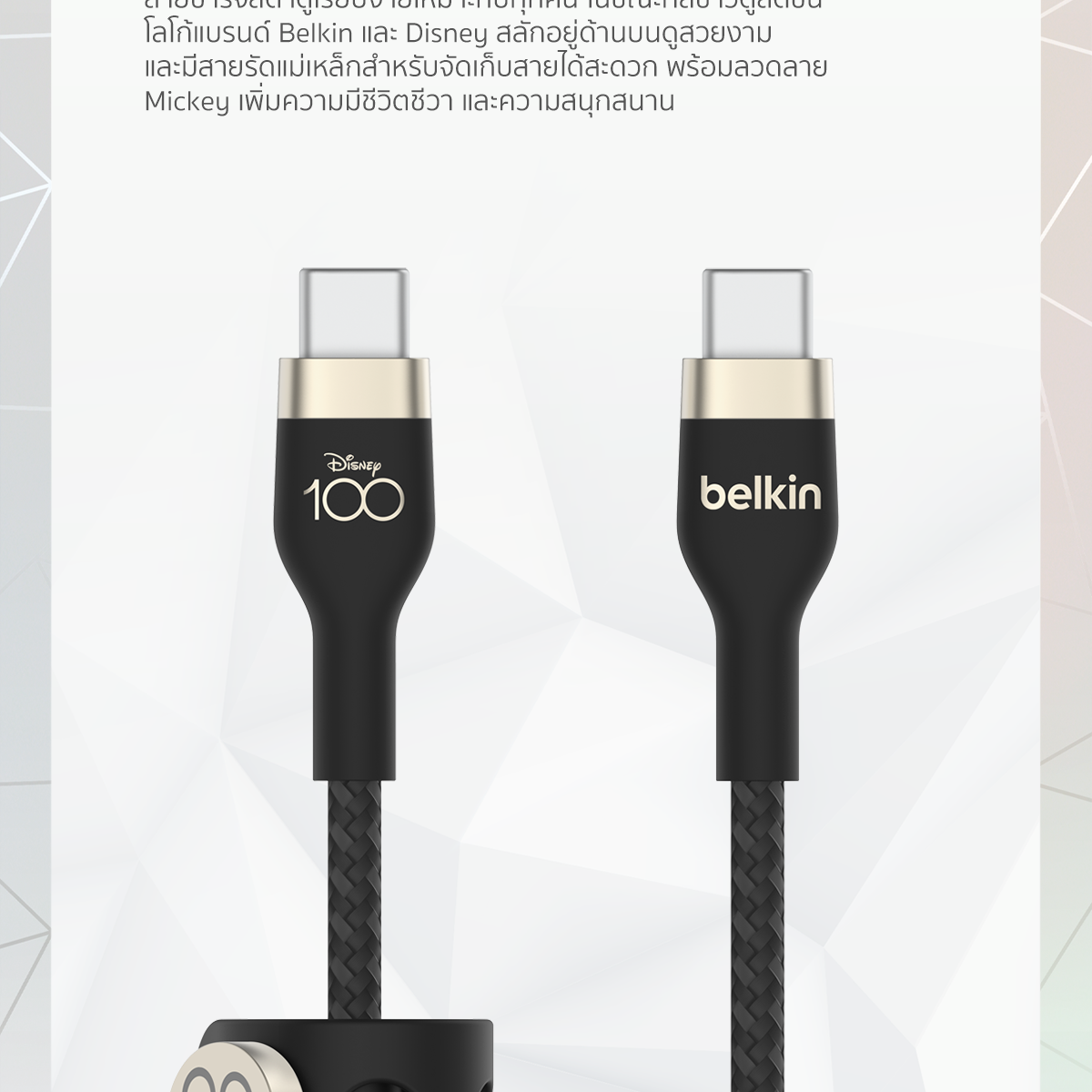 Cavo Belkin BoostCharge Pro Flex USB-C A Lightning 3 Metri - Certificato MFi - Nero Intrecciato